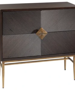 Olliix Madison Park Isabel Hand-Carved 2-Drawer Modern Midcentury Chest, Brown 9 Olliix Madison Park Isabel Hand-Carved 2-Drawer Modern Midcentury Chest, Brown -Palace-shop 96c1a1720e7da30e 3387 w800 h800 b1 p0