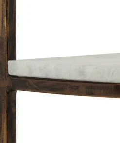 GDFStudio Greycliff Modern Glam Handcrafted Marble Half Round Etagere Bookcase -Palace-shop 9881e9fe00385ebd 8966 w800 h800 b1 p0