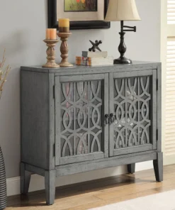 Coast To Coast Imports, LLC 2-Door Cabinet, Soft Gray 7 Coast To Coast Imports, LLC 2-Door Cabinet, Soft Gray -Palace-shop 99f1527c01f93327 9378 w800 h800 b0 p0