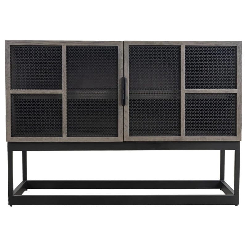 Mandalay Home Furnishings, Inc. Brisbane 2-Door Cabinet Gray Oak 1 Mandalay Home Furnishings, Inc. Brisbane 2-Door Cabinet Gray Oak