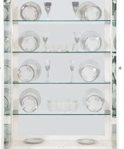 Bernhardt Furniture Company Bernhardt Calista Curio, Silken Pearl/Polished Nickel -Palace-shop 9da191c60ebad9b0 2981 w800 h800 b0 p0