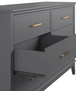 Brimfield & May Westerleigh 6-Drawer Dresser, Graphite Grey 9 Brimfield & May Westerleigh 6-Drawer Dresser, Graphite Grey -Palace-shop 9f415fa80ddef6a1 0991 w800 h800 b0 p0
