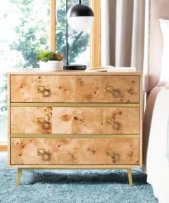 Safavieh Katia 3-Drawer Chest, Natural, Gold 7 Safavieh Katia 3-Drawer Chest, Natural, Gold -Palace-shop 9ff103900c12e991 9674 w800 h800 b0 p0