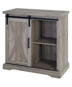 Walker Edison 32" Rustic Farmhouse Buffet Accent Cabinet - Gray Wash -Palace-shop a39119de0dc5011c 1185 w800 h800 b1 p0