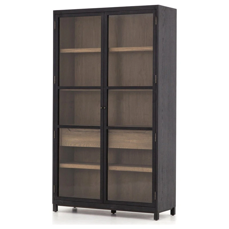 Four Hands Millie Cabinet-Drifted Black/Drifted Oak 1 Four Hands Millie Cabinet-Drifted Black/Drifted Oak