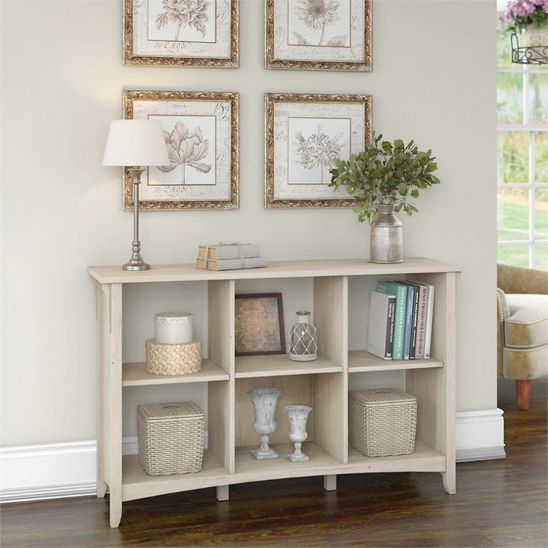 Bush Business Furniture Salinas 6 Cube Organizer In Antique White - Engineered Wood 2 Bush Business Furniture Salinas 6 Cube Organizer In Antique White - Engineered Wood - Image 2