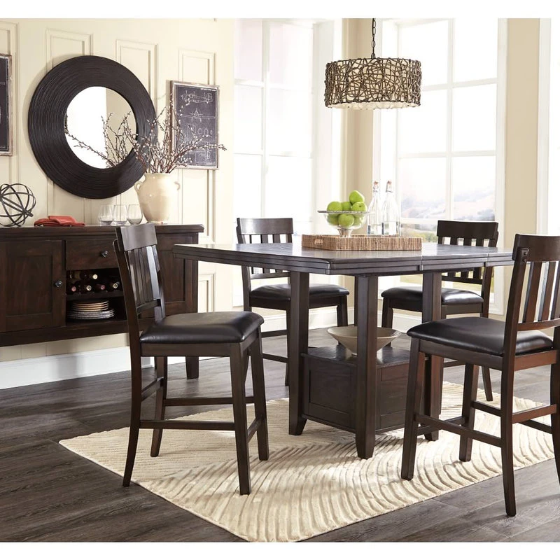 Ashley Furniture Industries Haddigan Dining Room Server, Casual Style, Dark Brown 7 Ashley Furniture Industries Haddigan Dining Room Server, Casual Style, Dark Brown - Image 7