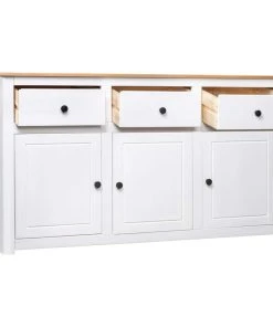 Vida XL International B.V. VidaXL Solid Wood Pine Sideboard White Panama Range Storage Cabinet Furniture 12 Vida XL International B.V. VidaXL Solid Wood Pine Sideboard White Panama Range Storage Cabinet Furniture -Palace-shop a7a1888a009b70af 6368 w800 h800 b1 p0