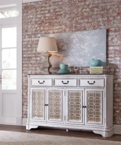Liberty Furniture Industries, Inc Magnolia Manor White Hall Buffet -Palace-shop a86103d80efeb820 4442 w800 h800 b0 p0
