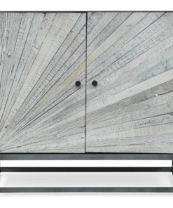 GDFStudio Tijeras Wood Cabinet