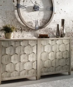 Uttermost Catori Smoked Ivory Console Cabinet