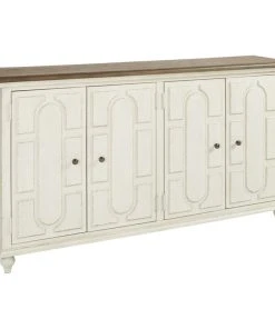 Ashley Furniture Industries Signature Design By Ashley Roranville Accent Cabinet In Antique White