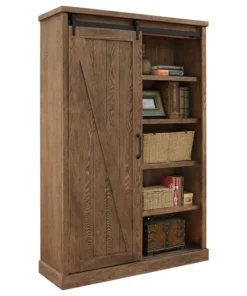 Martin Furniture Avondale Bookcase In Weathered Oak