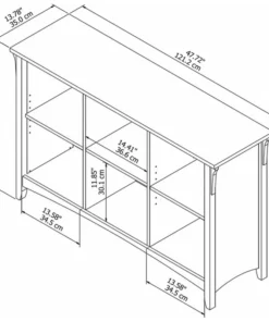 Bush Business Furniture Salinas 6 Cube Organizer In Antique White - Engineered Wood 8 Bush Business Furniture Salinas 6 Cube Organizer In Antique White - Engineered Wood -Palace-shop ad512c2903d8ae04 4957 w800 h800 b1 p0
