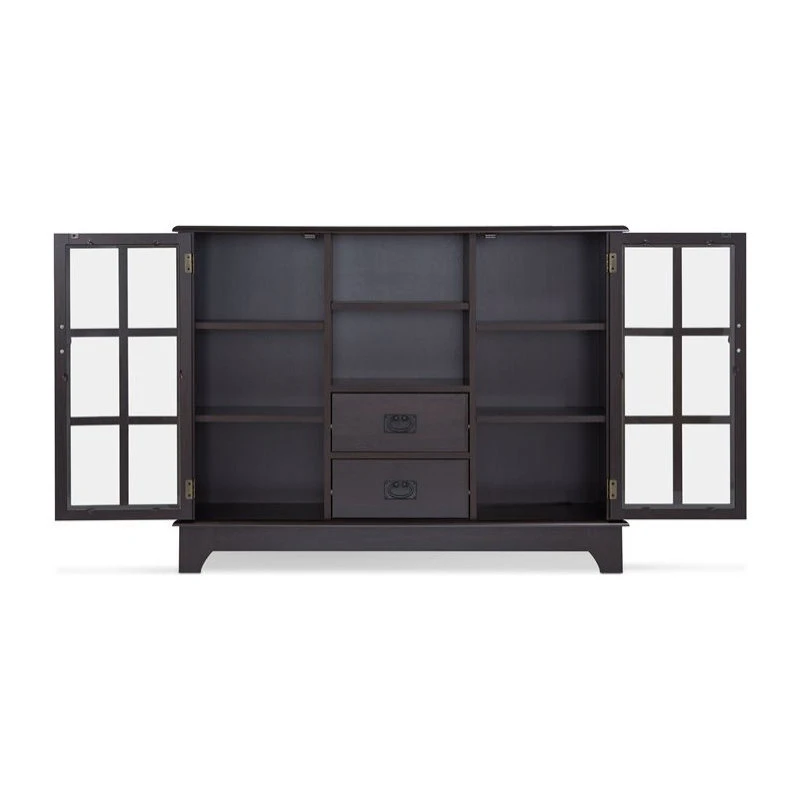 Acme Furniture ACME Dubbs Storage Wood Console Table With 2 Doors In Espresso 3 Acme Furniture ACME Dubbs Storage Wood Console Table With 2 Doors In Espresso - Image 3