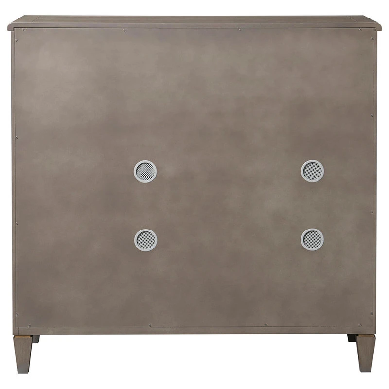 Jennifer Taylor Home Dauphin Handpainted Entryway Storage Cabinet, Gray Cashmere 5 Jennifer Taylor Home Dauphin Handpainted Entryway Storage Cabinet, Gray Cashmere - Image 5