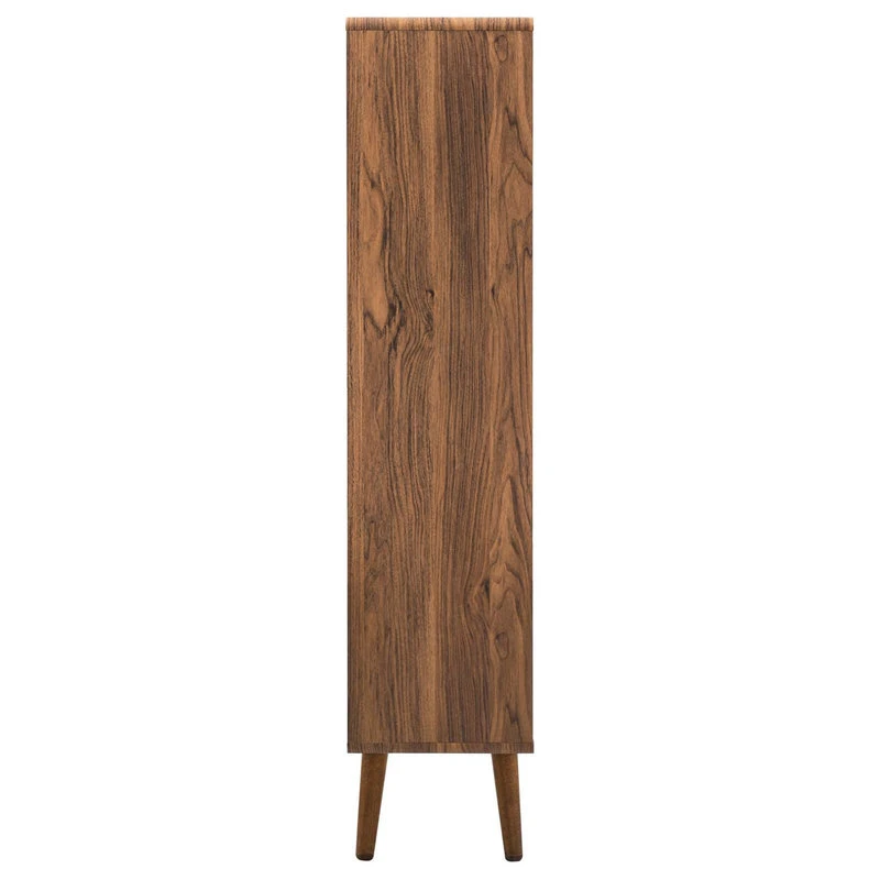 LexMod Transmit 31" Wood Bookcase, Walnut 3 LexMod Transmit 31" Wood Bookcase, Walnut - Image 3
