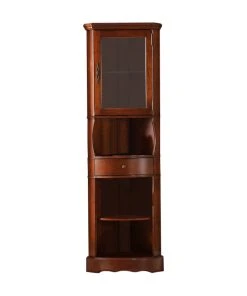 All Things Cedar Inc. Corner Curio Cabinet