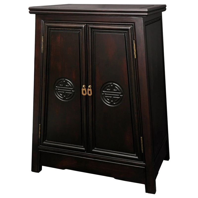 Oriental Furniture Rosewood Long Life Cabinet 1 Oriental Furniture Rosewood Long Life Cabinet