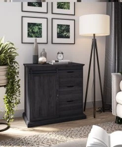 Belleze Buffet Table With Sliding Barn Door, Three Drawers & Two Shelves, Rustic Gray 8 Belleze Buffet Table With Sliding Barn Door, Three Drawers & Two Shelves, Rustic Gray -Palace-shop b5c1503302a30d3b 7450 w800 h800 b0 p0