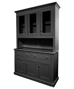 Eagle Furniture, 54" Coastal Dining Buffet, Iron Ore, With Hutch