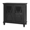 Ameriwood Home Ellington Double Door Accent Cabinet In Black