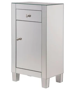 Elegant Furniture & Lighting 1 Drawer 1 Door Cabinet