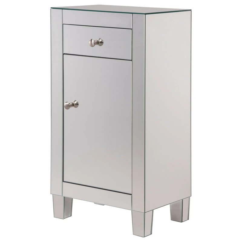 Elegant Furniture & Lighting 1 Drawer 1 Door Cabinet 1 Elegant Furniture & Lighting 1 Drawer 1 Door Cabinet