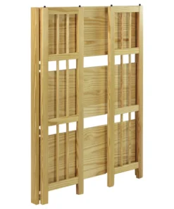 Casual Home 3 Shelf Folding Bookcase, Natural, Large, 3 Shelf -Palace-shop bab1625305b80be9 5004 w800 h800 b1 p0