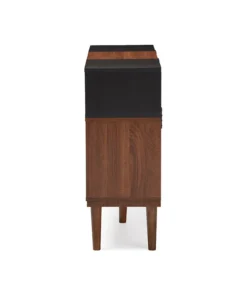 Baxton Studio Anderson Wood Sideboard Storage Cabinet, Retro Oak And Espresso -Palace-shop bb419b3506f05834 7513 w800 h800 b1 p0