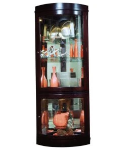 Pulaski Furniture Pulaski Chocolate Cherry Corner Curio