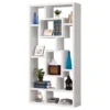 Coaster Home Furnishings Coaster Cappuccino Bookshelf With Rectangular Shelves, White