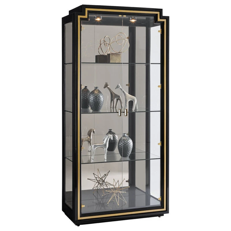 Maitland-Smith Lyric Display Cabinet 1 Maitland-Smith Lyric Display Cabinet