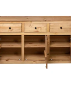Vida XL International B.V. VidaXL Solid Wood Pine Sideboard Panama Range Storage Cabinet Chest Furniture -Palace-shop bfe104bf009b70ce 5060 w800 h800 b1 p0