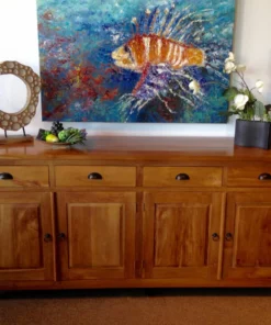 Chic Teak Inc. Waxed Teak Wood Paris Buffet / Media Center Handmade From A-grade Teak Wood -Palace-shop bff1aef60054c903 9188 w800 h800 b0 p0