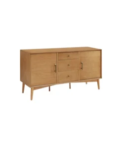 Crosley Landon 3 Drawer Sideboard In Acorn