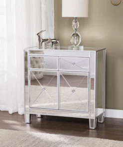 SEI Furniture Mirage Mirrored Cabinet - Natural -Palace-shop c281e66701573085 6798 w800 h800 b0 p0