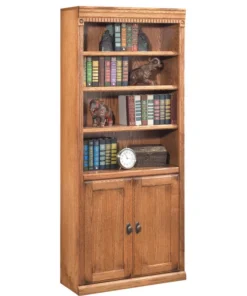 Martin Furniture Huntington Oxford Wood Bookcase With Doors