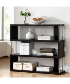 Baxton Studio Barnes Dark Brown 3-Shelf Modern Bookcase -Palace-shop c341077e0de7f5b5 1295 w800 h800 b0 p0