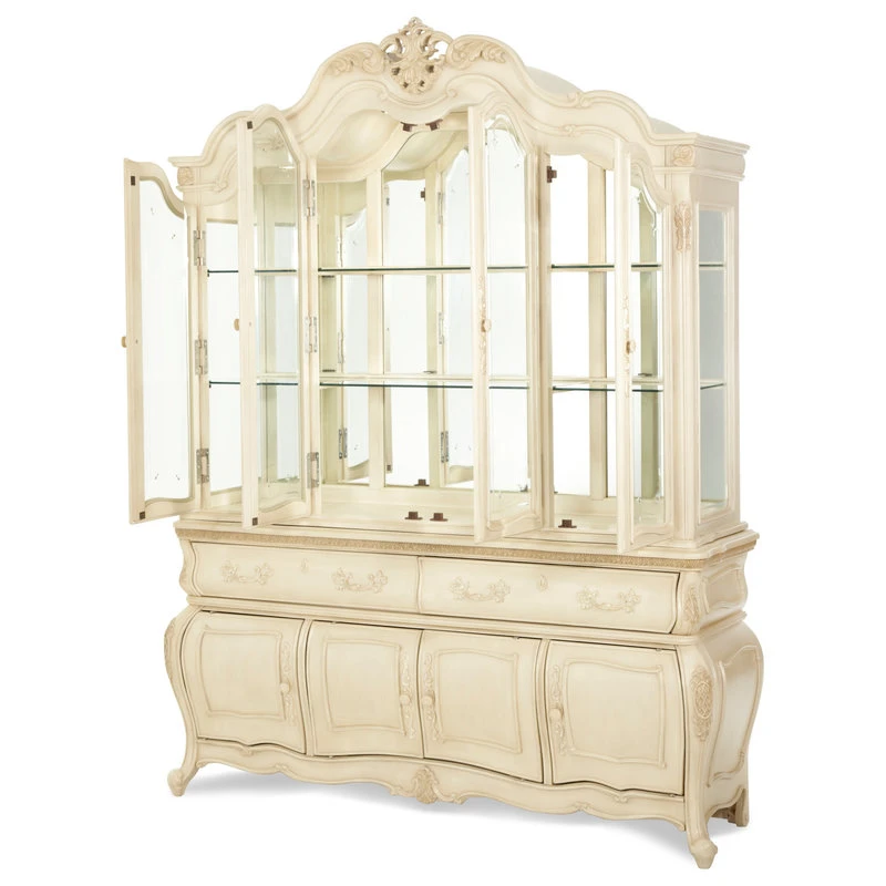Michael Amini Lavelle China And Buffet, Blanc 4 Michael Amini Lavelle China And Buffet, Blanc - Image 4