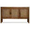 StyleCraft Easton Sideboard, Solid Mango Wood Three Door