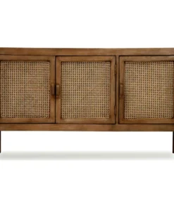 StyleCraft Easton Sideboard, Solid Mango Wood Three Door