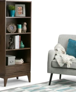 Simpli Home Ltd. Harper Bookcase With Storage -Palace-shop c471ec960bdc7213 0529 w800 h800 b0 p0