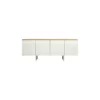 TEMAHOME Edge Sideboard, White And Oak