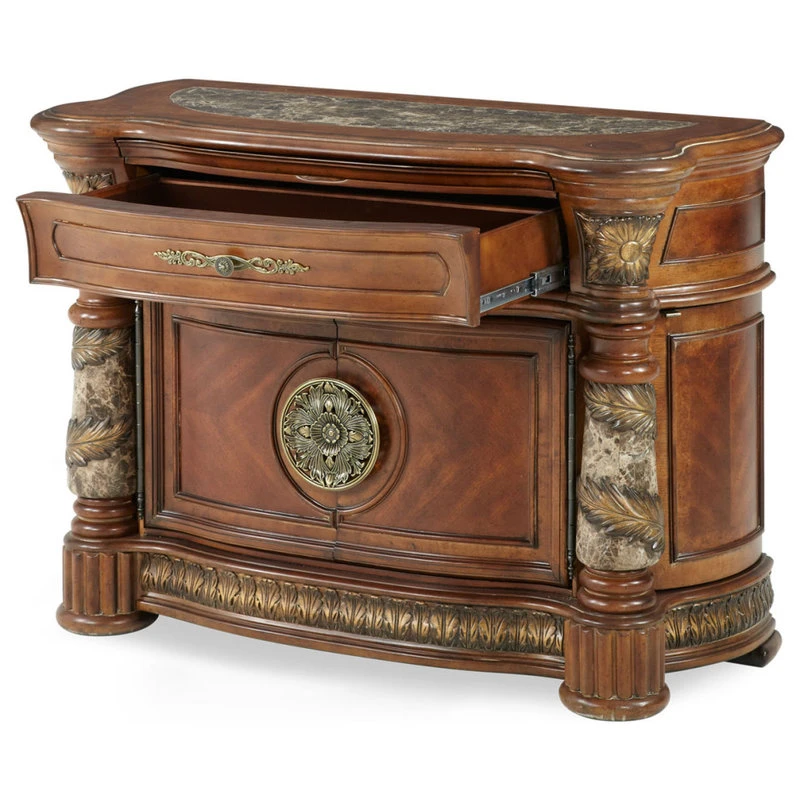 Michael Amini Villa Valencia Bachelor's Chest, Classic Chestnut 2 Michael Amini Villa Valencia Bachelor's Chest, Classic Chestnut - Image 2