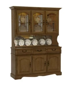 Intercon Furniture Classic Oak 60 China Buffet W/ Hutch In Burnished Rustic