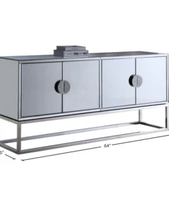 Meridian Furniture Marbella Sideboard/Buffet, Chrome Base/Handles 11 Meridian Furniture Marbella Sideboard/Buffet, Chrome Base/Handles -Palace-shop ca81ef9002740ba1 6456 w800 h800 b1 p0