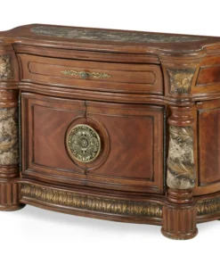 Michael Amini Villa Valencia Bachelor's Chest, Classic Chestnut