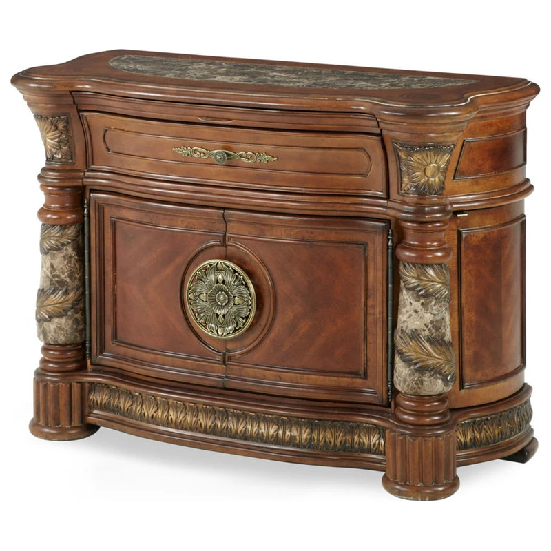 Michael Amini Villa Valencia Bachelor's Chest, Classic Chestnut 1 Michael Amini Villa Valencia Bachelor's Chest, Classic Chestnut
