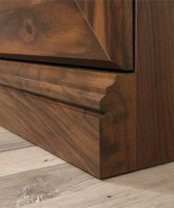 Sauder Misc Storage 3-Shelf 2-Door Tall Wood Bookcase In Grand Walnut -Palace-shop cc01efe40e67e850 4176 w800 h800 b0 p0